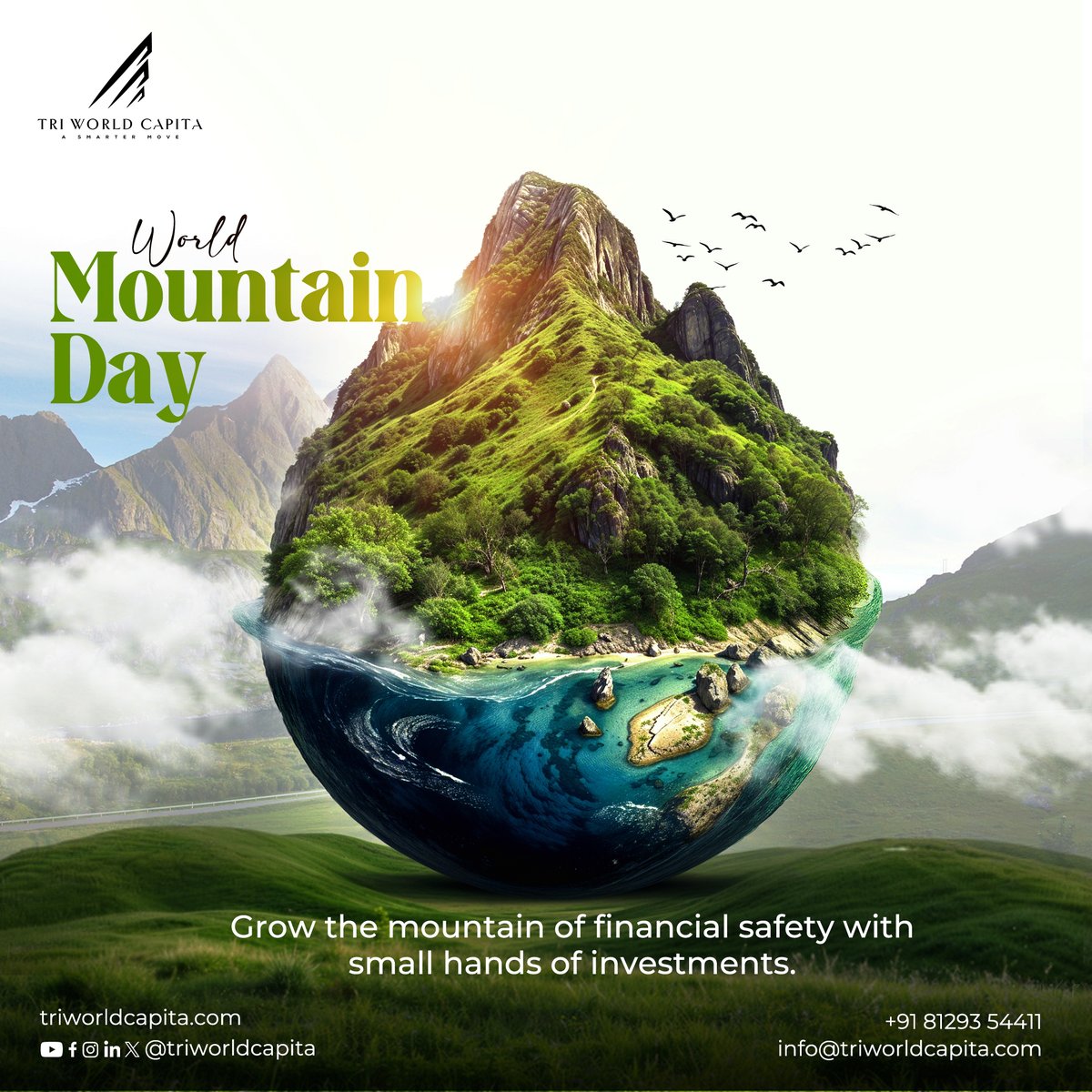 triworldcapita's tweet photo. The financial safety you build around you should be like a mountain that can stand against every unpredictable situation. Keep your dreams alive and fulfill them all through fractional investment.

#hospitalitysector #triworldcapita #FractionalOwnership #mirthvillage https://t.co/bg2QcCuiIJ
