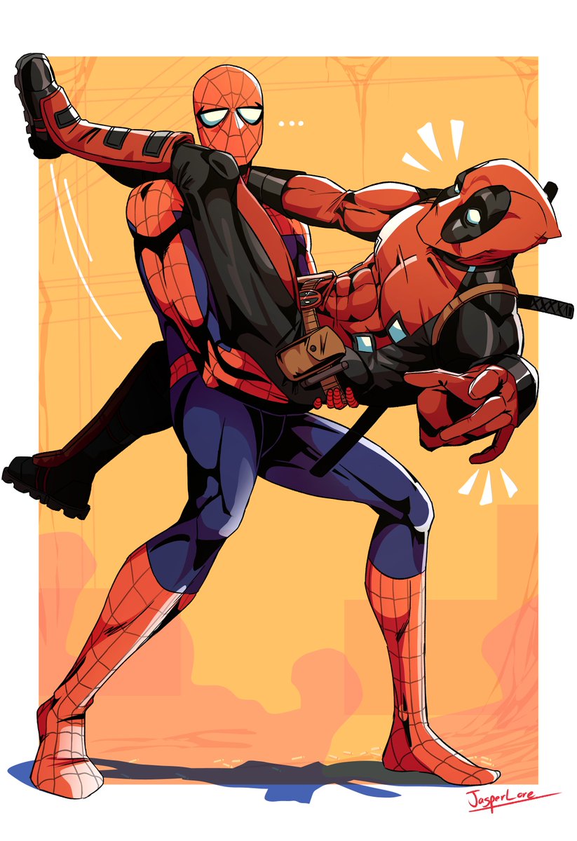 JoJo Pose mid battle
#spiderman #deadpool #spideypool #spidermanfanart #deadpoolfanart