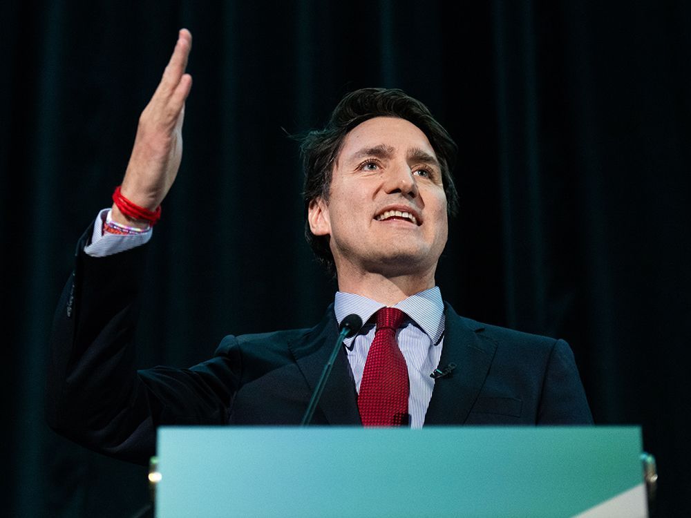 nationalpost's tweet photo. Kamala Harris's presidential defeat was an attack on womenโs progress, Trudeau says https://t.co/IhyszAh6p9 https://t.co/IjSaZCxXGc