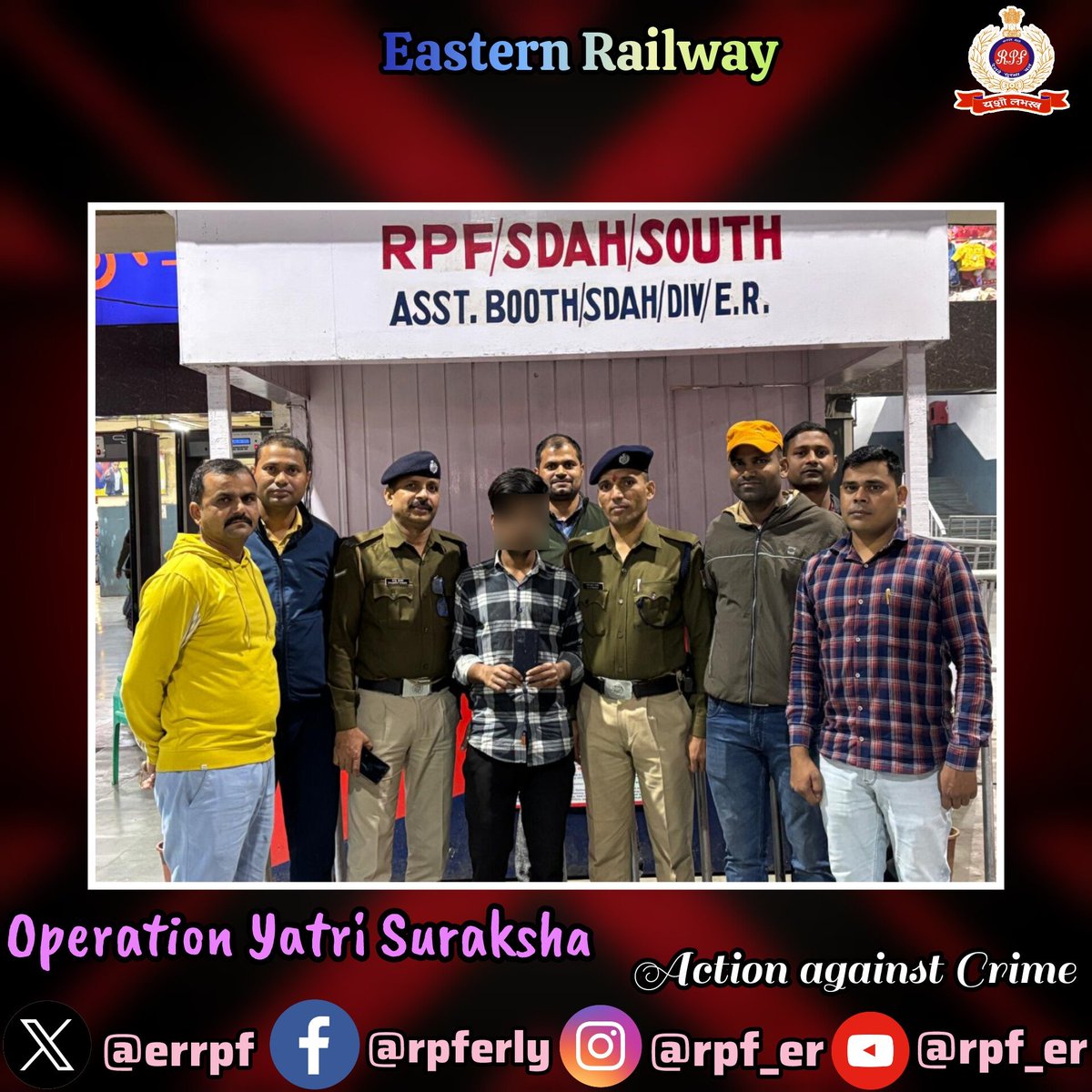 RPF Eastern Railway tweet media