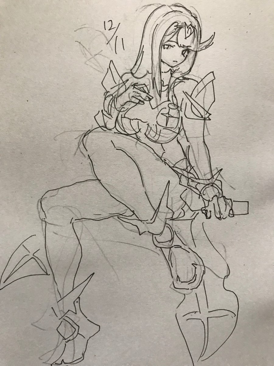 #落書き 
#ゼノブレイド2 
ヒカリ