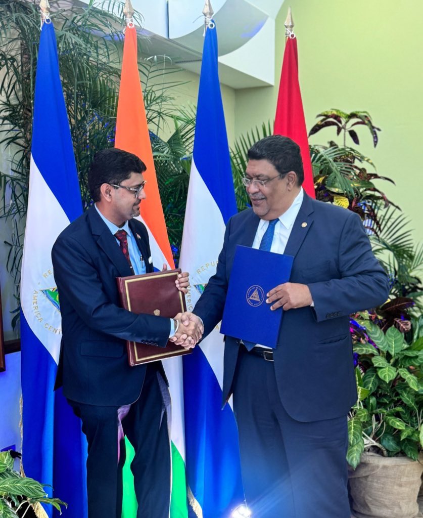 IndiainPanama's tweet photo. The projects are designed to yield immediate and visible benefits for the people of Nicaragua.

Implementation of these quick impactful projects will underscore India’s active role in supporting global development through partnerships that directly benefit local communities https://t.co/l1uCjKfv9d