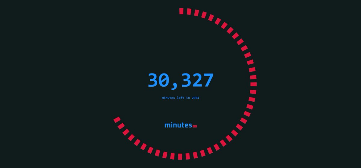 textencoder's tweet image. for those who are counting
textencoder.github.io/minutes-to-mid…