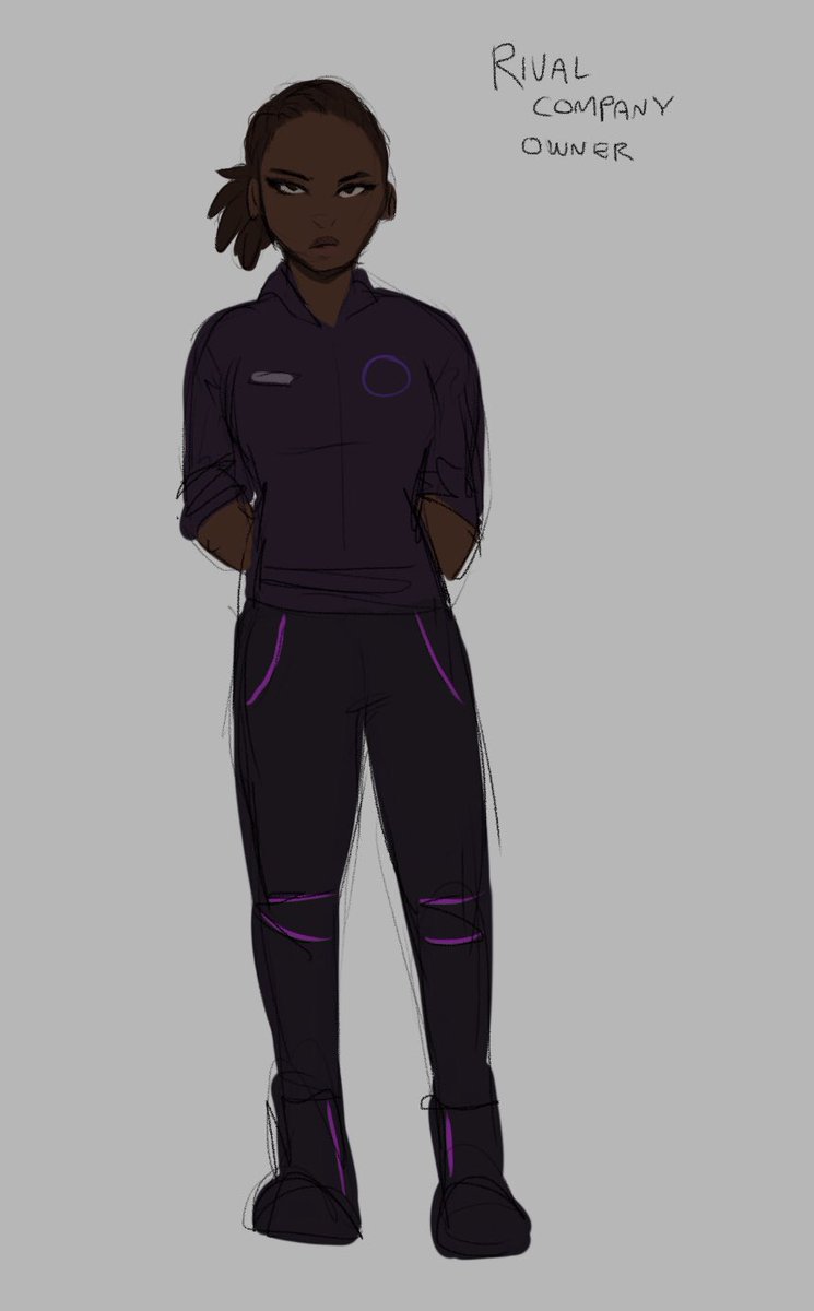 hitokuihime's tweet photo. Posting this so I remember for future use but this is my character design for the head of the rival company to Urbanshade. The opposite of Mr.shade. #pressureroblox https://t.co/hkv3v5yqES