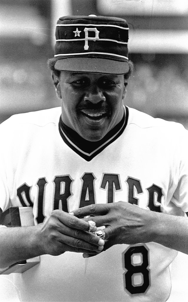 TheBuccosFan's tweet photo. There is no better photo image in my mind than Willie Stargell putting on his 1979 World Series Championship Ring for the very first time. #PureJoy #CaptainWillie #PopsIsTops ⭐️
#OpeningDay is 107 Days Away & #OpeningDayPNC is 115 Days Away! #BuccosBaseballCountdown
#LetsGoBucs https://t.co/BKylOZ7c4B