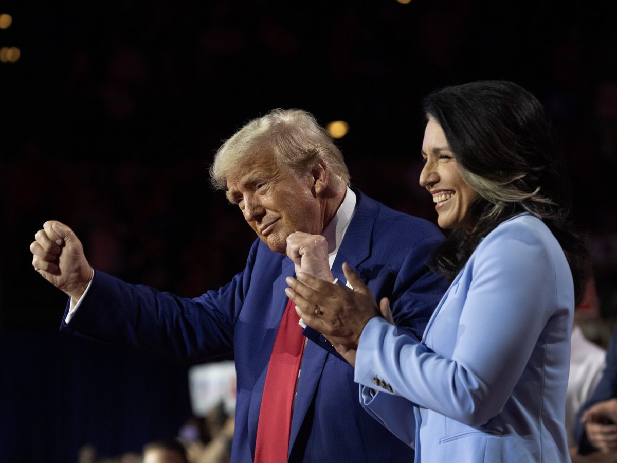 flurrihq's tweet photo. The Deep State is targeting @TulsiGabbard, viciously attacking President Trump’s pick for (DNI) despite her decades of experience fighting for America.

The Deep State Swamp Stench is running scared. The time is now to unequivocally rally around Tulsi.

Support Tulsi~Soldier🇺🇸 https://t.co/6gcXNyhfs0