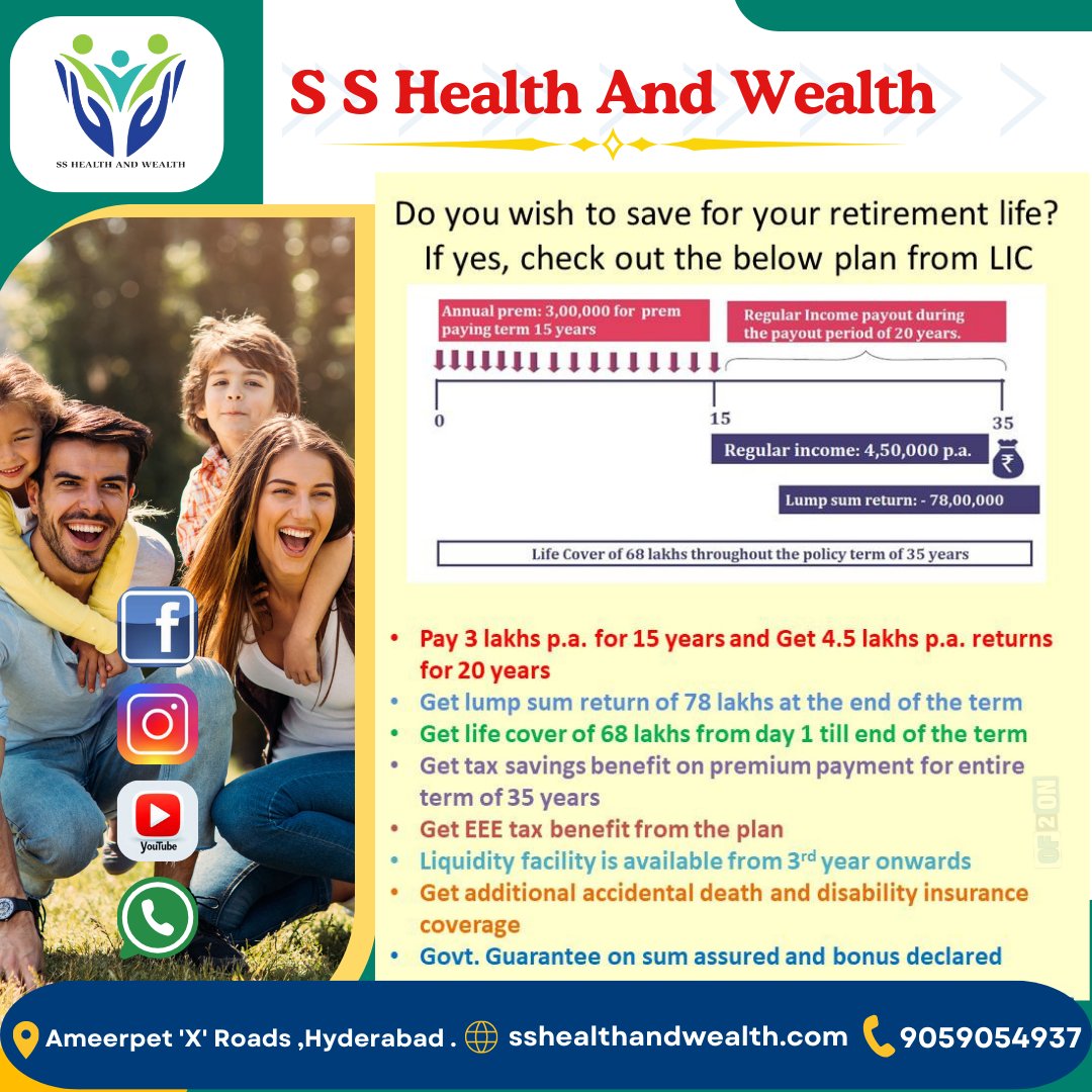 wealth_ss89491's tweet photo. Affordable Health Insurance Plans – Get Your FREE Quote Today!" " SS Health And Wealth ".  #insuranceplans #insuranceagent #insurancepolicy #insurancecoverage #Hyderabad #insuranceclaims #hyderabadameerpet #LICPOlicyHolders #InsuranceExperts #insurancecompany #insurancequote https://t.co/7JycHrhfOo