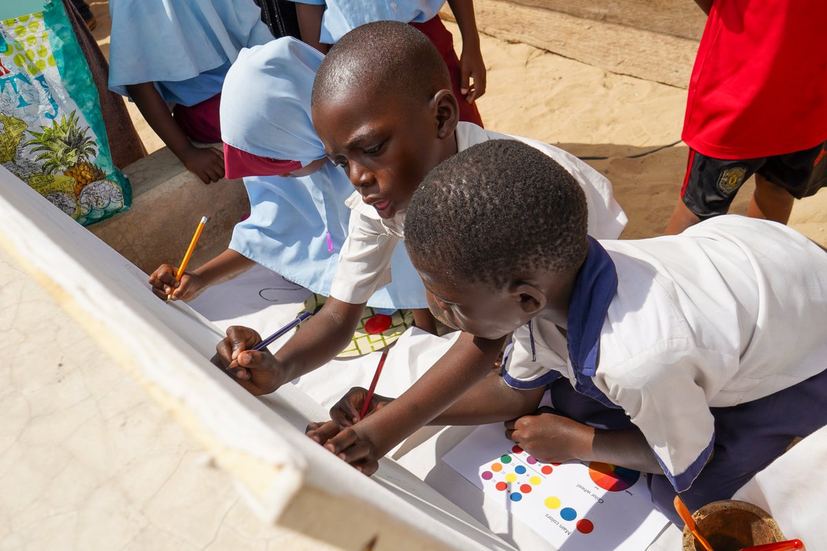 lamcot_lamu's tweet photo. Check out the incredible artwork from our kids' art competition at the #BahariYetuFestival. 

🌊Their work is on display at the Lamu Fort! Read more about the event on our blog https://t.co/brkxVh2ugW 
#WatotoDay #OceanConservation #YouthEmpowerment https://t.co/ksdES2SB62