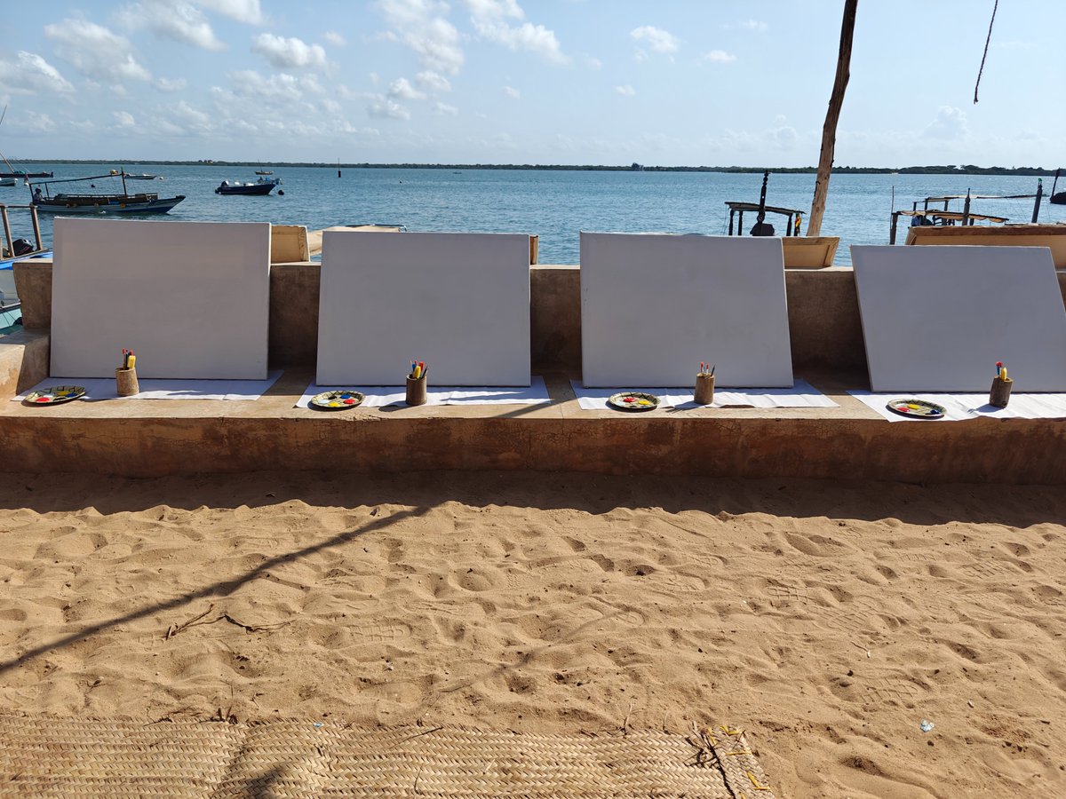 lamcot_lamu's tweet photo. Check out the incredible artwork from our kids' art competition at the #BahariYetuFestival. 

🌊Their work is on display at the Lamu Fort! Read more about the event on our blog https://t.co/brkxVh2ugW 
#WatotoDay #OceanConservation #YouthEmpowerment https://t.co/ksdES2SB62