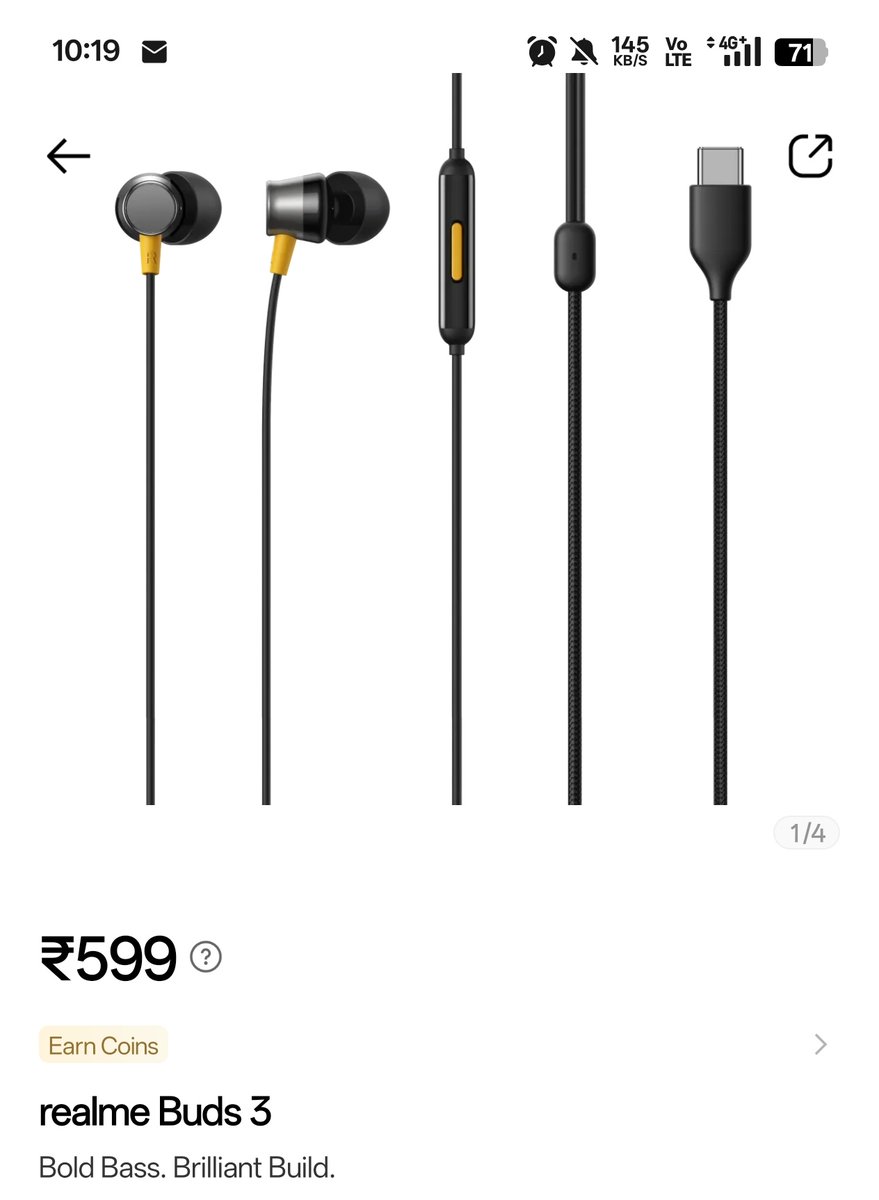 yabhishekhd's tweet photo. Realme launches buds 3 wired with Type-C connectivity in India for π° βΉ600.
https://t.co/cY1sC2FK8X
https://t.co/cY1sC2FK8X
#realmeBuds3 #realmeBuds3wired #realmeBuds3TypeC https://t.co/q0Dt9MnUip