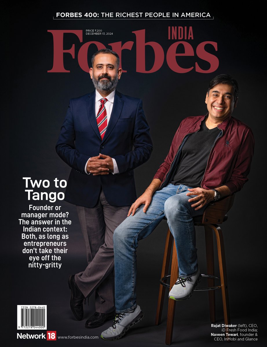 Forbes India (@forbesindia) on Twitter photo Founder or manager? What's better for your business? The answer doesn't have to be either/or, at least in the Indian content. We examine <a href="/IDFreshFood/">iD Fresh Food</a>, <a href="/InMobi/">InMobi</a>, <a href="/FreshworksInc/">Freshworks Inc</a>, and more, to get perspectives from both sides. Grab your copy today! Founder or manager? What's better for your business? The answer doesn't have to be either/or, at least in the Indian content. We examine <a href="/IDFreshFood/">iD Fresh Food</a>, <a href="/InMobi/">InMobi</a>, <a href="/FreshworksInc/">Freshworks Inc</a>, and more, to get perspectives from both sides. Grab your copy today!