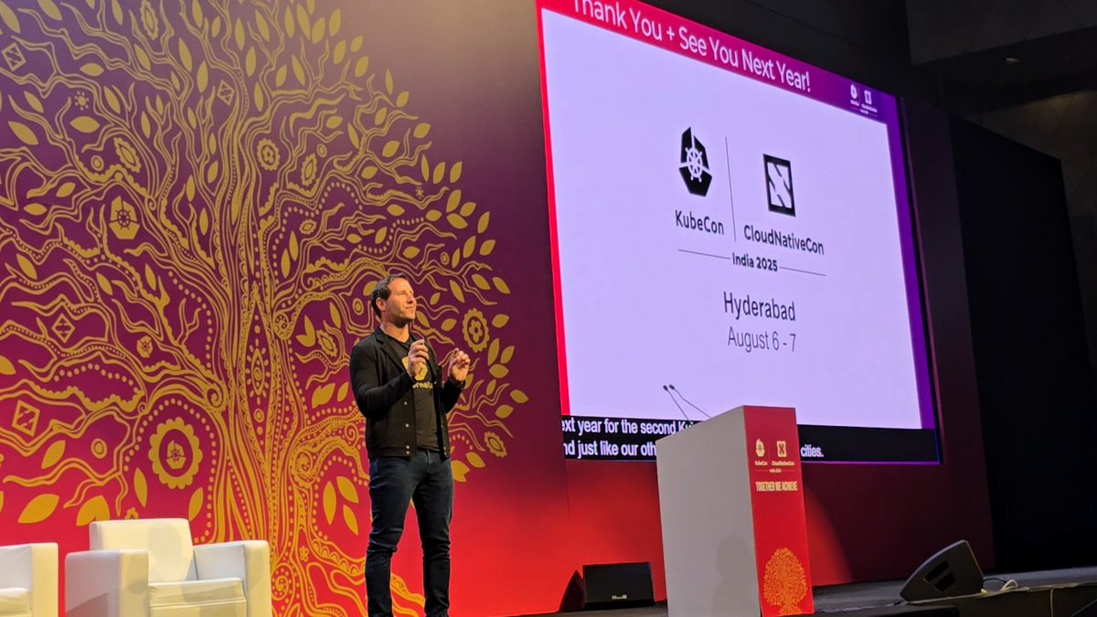 cncfhyd's tweet photo. #ICYMI 

KubeCon India happening is mana Hyderabad in August - Registrations opening January 🤩

#KubeConIndia https://t.co/Vm4iC1hxdC