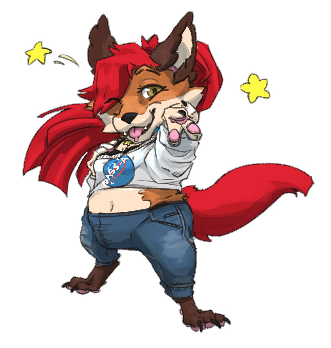 MikanRopp's tweet photo. Tried to make a lil chibi of E4's Sona based on the silly dog picture! :D 
@/ E4Estrogen 
 
Tyty for letting me practice with Luna!!💫🧡 https://t.co/z3zzir8PIh
