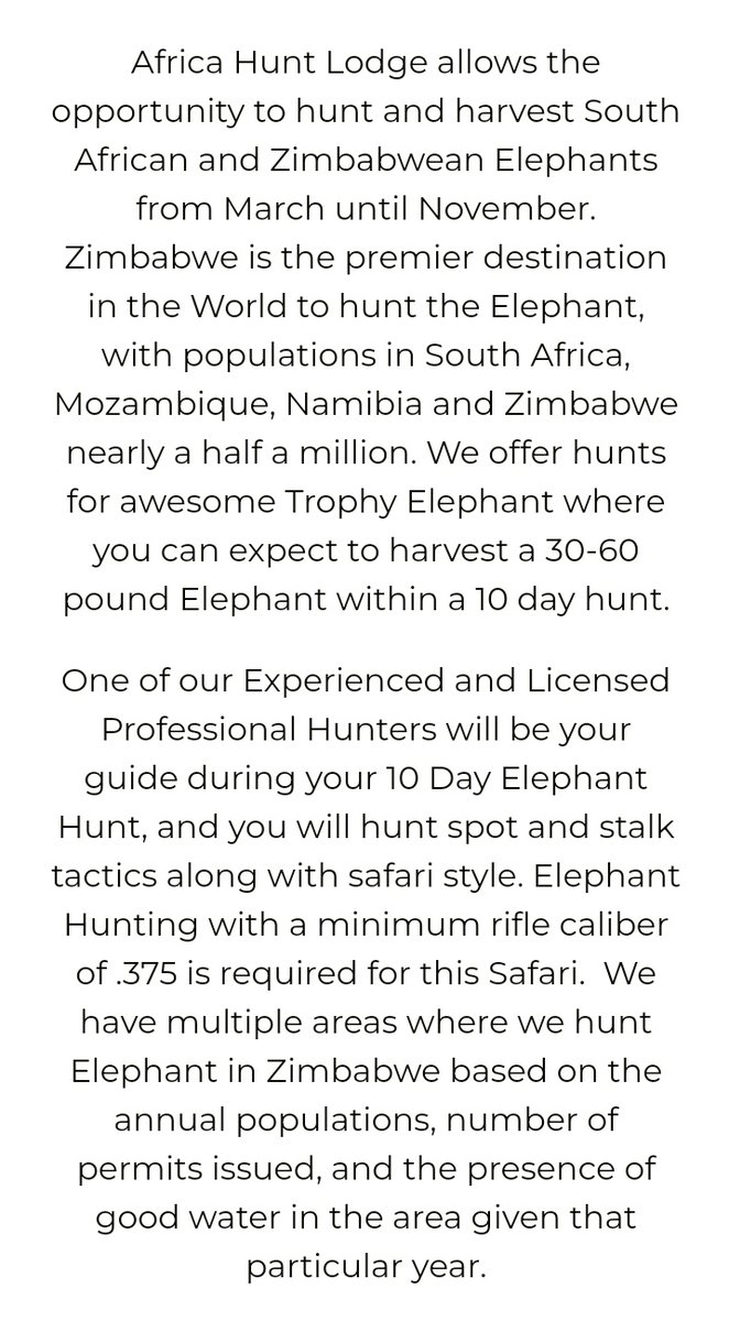 Artfamcdk's tweet image. Together, we must fight for real conservation efforts that protect, not exploit, our elephants and all other endangered species.
#endtrophyhunting
#trophyhuntingismurder #trophyhuntingisnotconservation