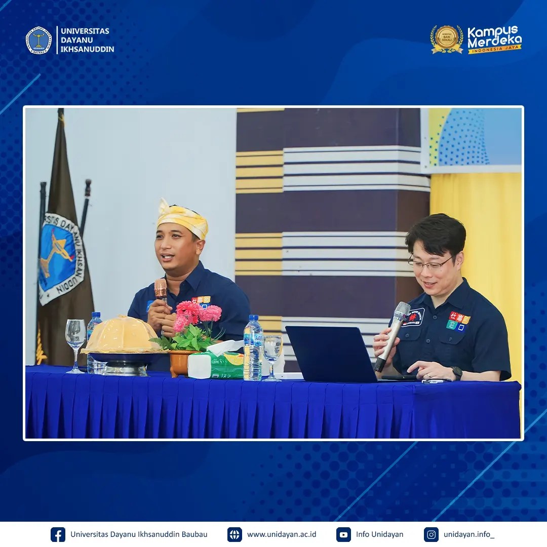 unidayan_'s tweet photo. Unidayan terus mendukung implementasi program #MBKM dengan sukses menggelar kuliah umum bersama Mr. Kenji Kondo, General Manager Japan World Business, pada 8 Desember 2024 di Baruga La Ode Malim. 🗣️ https://t.co/S0tVXKABzR