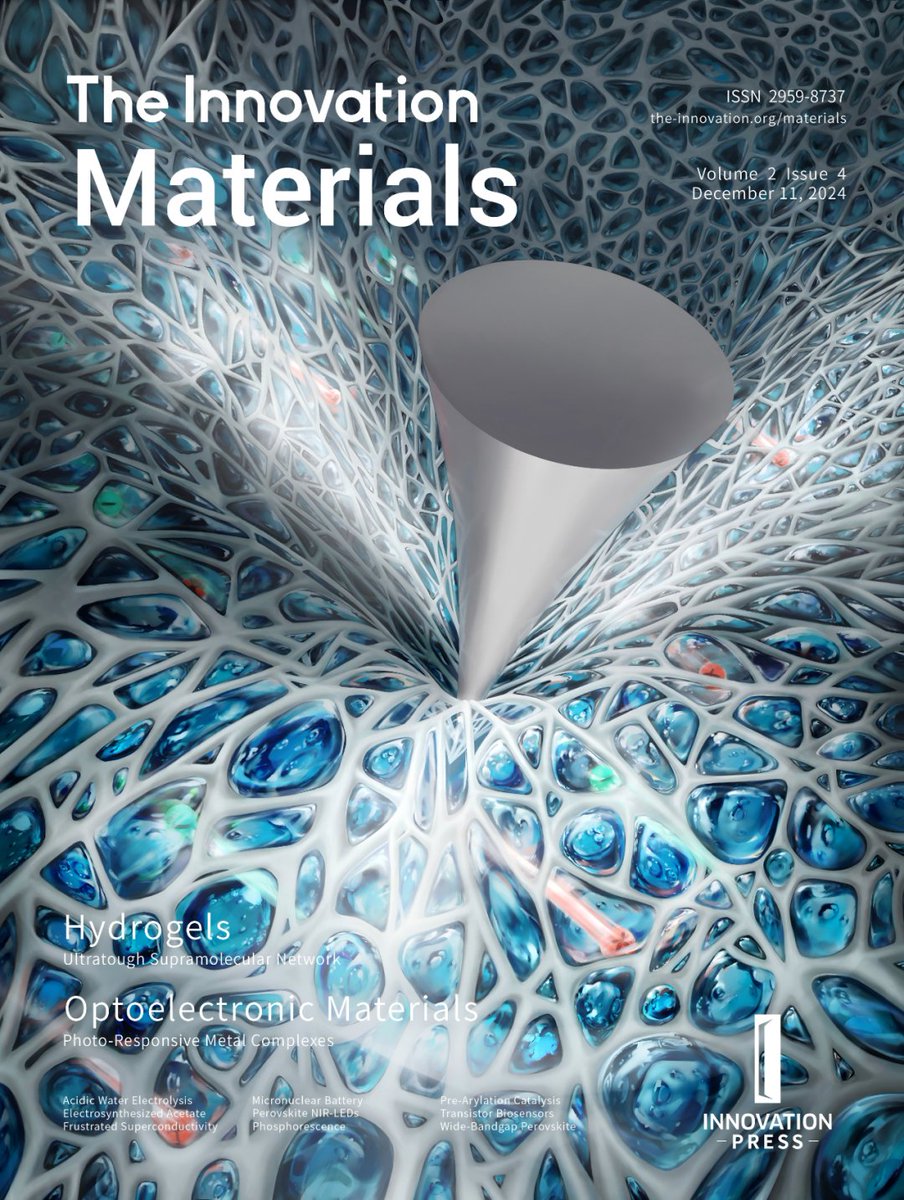 The_InnovationJ's tweet image. Check out the latest issue of The Innovation Materials!!!
Volume 2, Issue 4 is now online! @Innov_Materials 
the-innovation.org/materials/arti…
#materials #materialscience #biosensor #hydrogel #superconductors #perovskite #solarcells #acidic #waterelectrolysis #electrosynthesized #acetate…