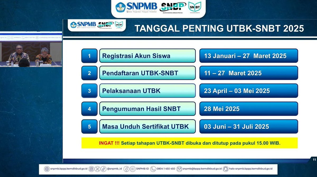 Baca 2 slide ini untuk yg mau daftar UTBK 2025