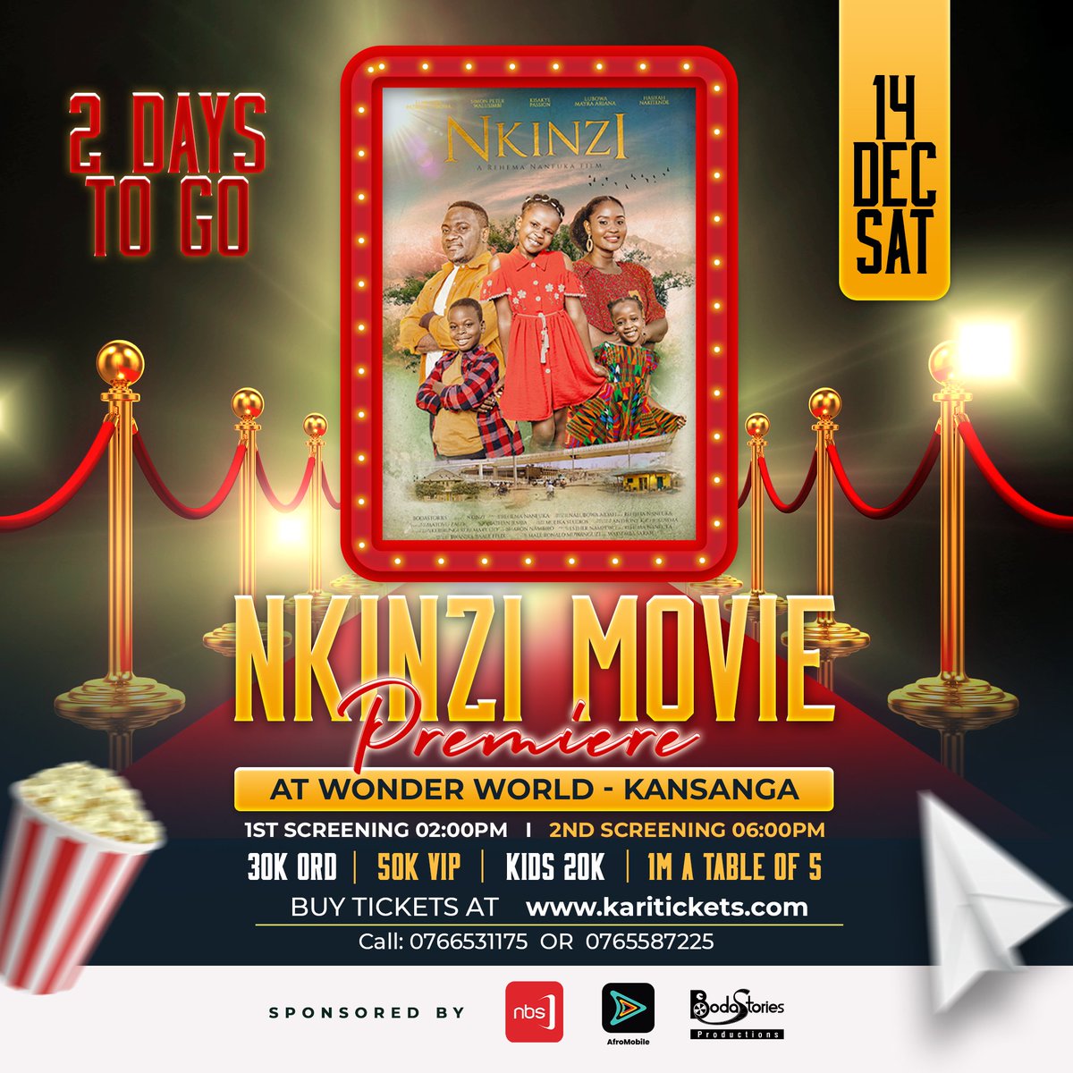 2 DAYS TO GO 

We are just two days away from the ultimate family Christmas plot. You want to inspire your kids? You want to educate your kids while you're entertaining them? Or you just want to have a good time. 

Come through this Saturday at Wonder World Kansanga. 

Book your