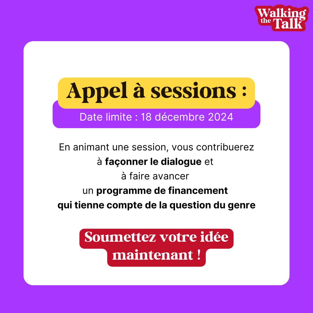 🚨 One Week To Go: Call for Sessions for Financing for Feminist Futures Conference 🚨

📅Deadline: 18 December 2024, 23:59 CET
💬Host and submit your session in English, French, or Spanish
📢 Submit your session now! bit.ly/3BoFXHk

Illustrations: Magda Castria