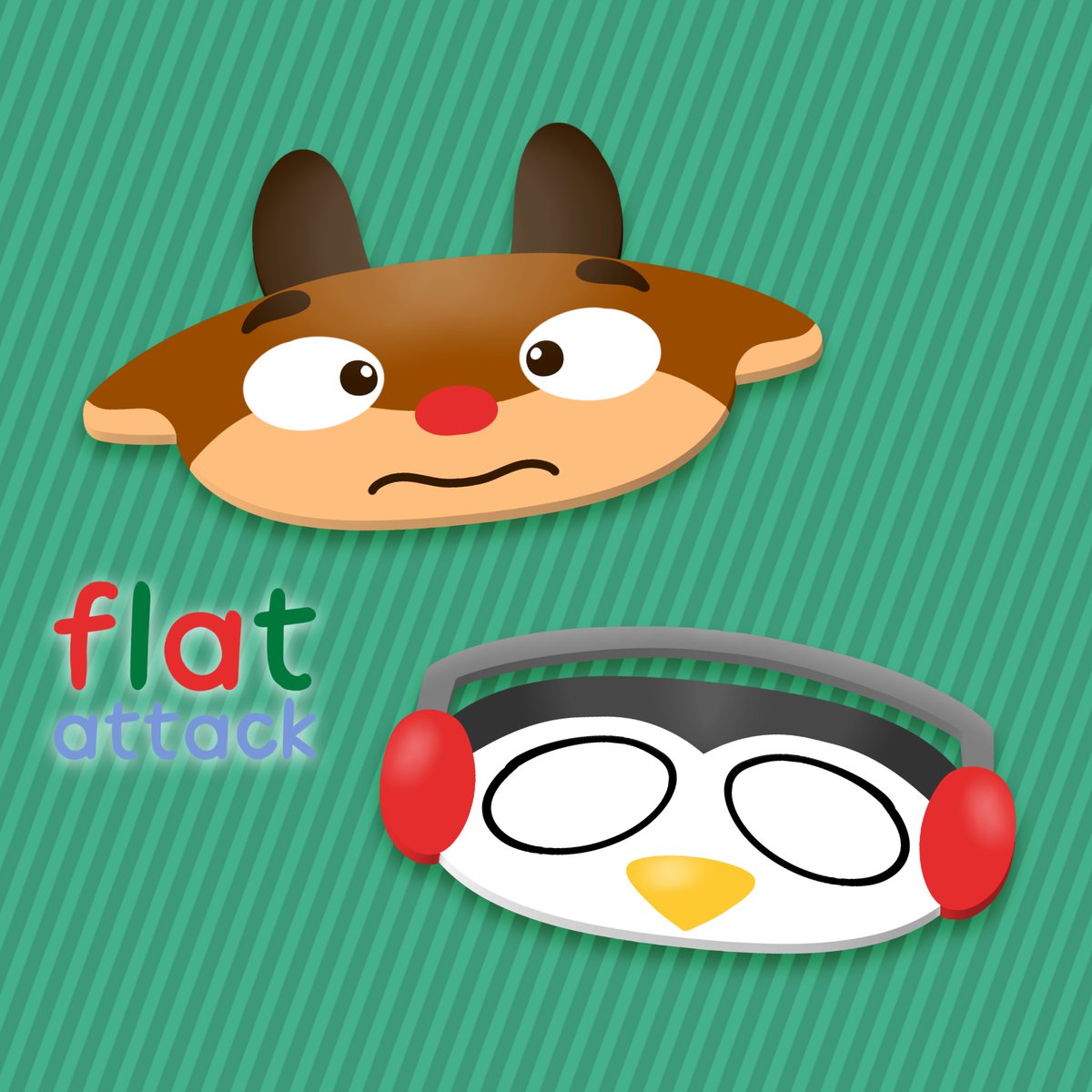 FlatAttack0's tweet photo. Festive Flapjacks #flattened #flattening #平面化 https://t.co/FNkLffJ8Um