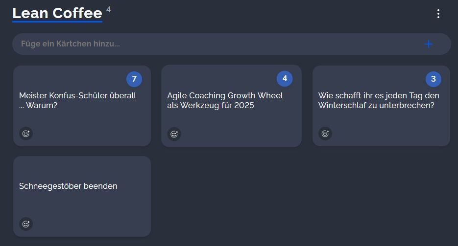 𝓤𝓹𝓭𝓪𝓽𝓮 𝓪𝓾𝓼 𝓭𝓮𝓶 𝓚𝓪𝓻𝓵𝓼𝓻𝓾𝓱𝓮𝓻 / 𝓕𝓻𝓪𝓷𝓴𝓯𝓾𝓻𝓽𝓮𝓻 𝓞𝓷𝓵𝓲𝓷𝓮 𝓛𝓮𝓪𝓷𝓒𝓸𝓯𝓯𝓮𝓮 𝓝𝓻. 174. 
- Meister Konfus-Schüler überall?
- Föderalismus vs. Dezentralisierung 
- Agile Coaching Growth Wheel als Werkzeug für 2025
LinkedIn → buff.ly/3D7jkYB