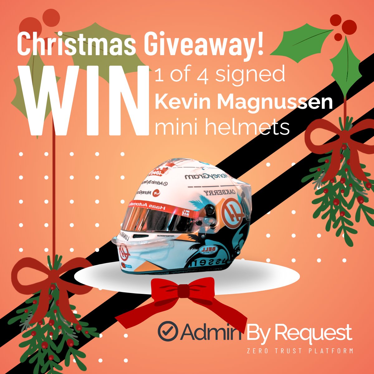 AdminByRequest's tweet photo. ANNOUNCEMENT! Week 2 of our Christmas Giveaway is here. We’re giving away another signed @KevinMagnussen MINI F1 Haas Helmet 🪖

To enter: Like this post and follow us on X.

Good luck, F1 fam 🤞🏿

P.S. The Week 1 winner will be announced soon.

#KevinMagnussen #F1 #Giveaway #Haas https://t.co/ZAc7o1gU2x