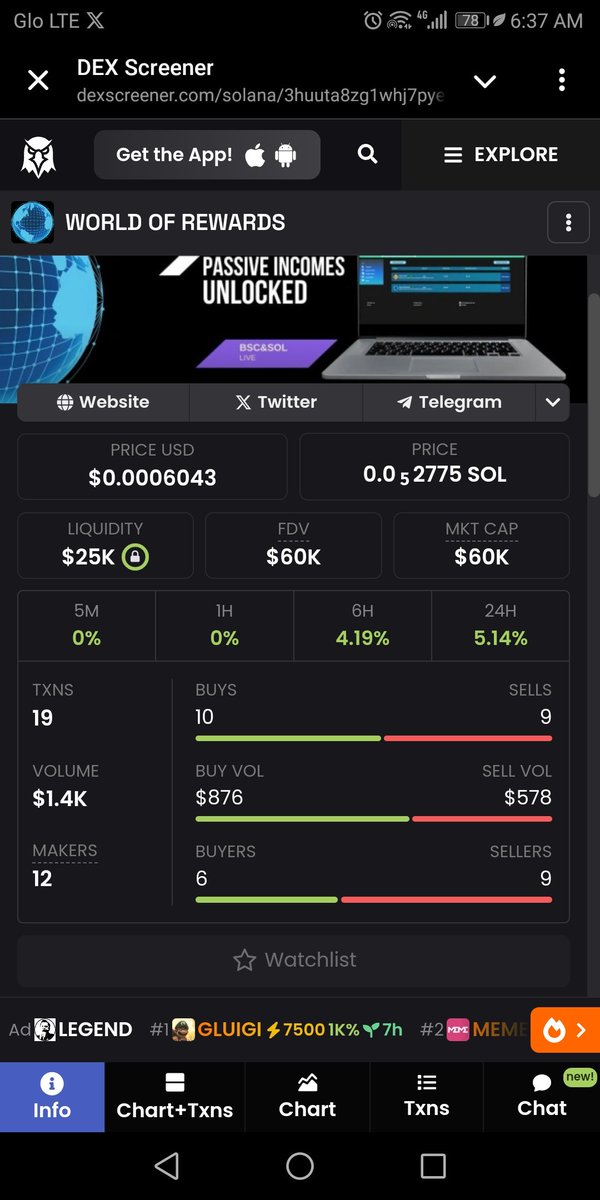 Heis_Berlin's tweet image. $WOR already recovering from the dip

You can still buy, you&apos;re early on this

Lots of potential on this #UtilityProject by @WorldofReward 
Wor is different and has no rivals in this space

#MarvelRivals #Worldofreward