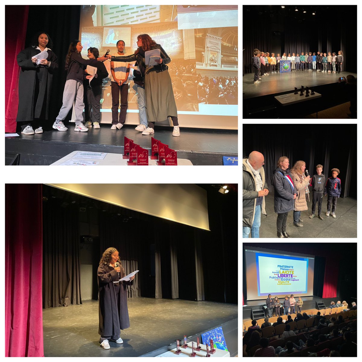 Collège Camille CLAUDEL (@camille91280) on Twitter photo #JourneeDeLaLaicite
Les écoles et le collège de <a href="/Stpdp_maville/">Ville de Saint Pierre du Perray</a> ont mis en scène les articles de la charte de la #Laicite
<a href="/acversailles/">Académie de Versailles</a> <a href="/djaftat/">ELICE Jean-Luc</a> #JourneeDeLaLaicite
Les écoles et le collège de <a href="/Stpdp_maville/">Ville de Saint Pierre du Perray</a> ont mis en scène les articles de la charte de la #Laicite
<a href="/acversailles/">Académie de Versailles</a> <a href="/djaftat/">ELICE Jean-Luc</a>