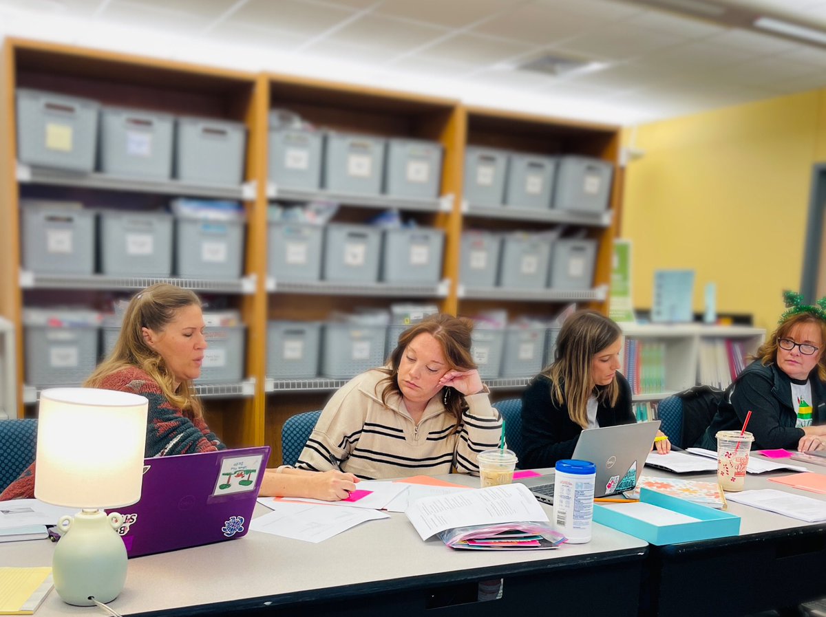 Analyzing MOY data in PLC - 

T- “Lane, your kids killed it on that TEK! What did you do?” 
Lane- “Here’s how I teach it.”(shows us)
T- “ I love that! I’m trying it.”

THIS is what grows kids! Collaborative conversations around data &amp; a mindset open to change! ❤️ <a href="/GeorgetownISD/">Georgetown ISD</a>