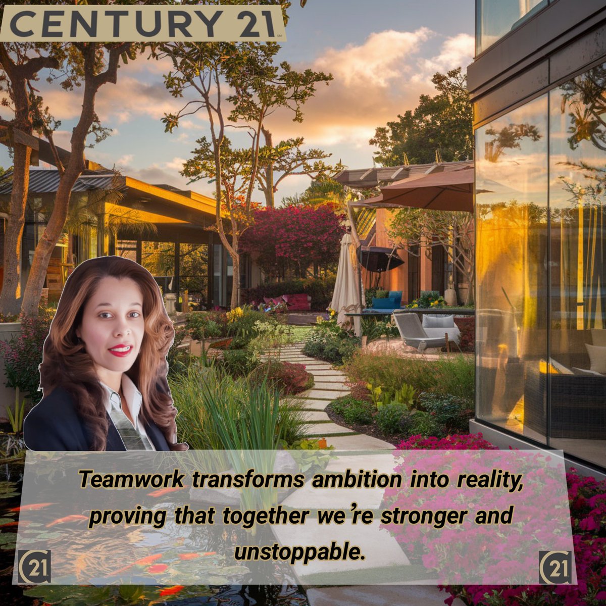 agent25386's tweet image. 🏡 Transforming Dreams Into Reality 🌟
Teamwork is the cornerstone of success! 
.
#Century21 #TeamworkMagic #RealEstateExcellence #DreamHomes #TogetherWeThrive