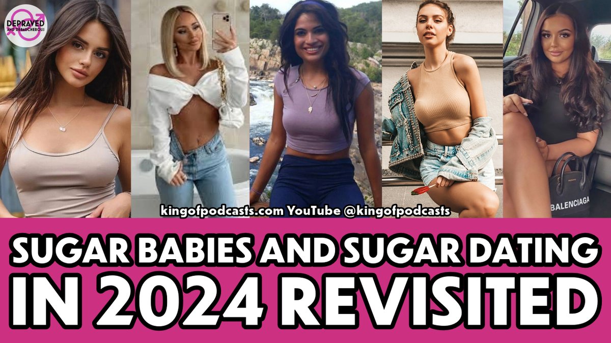 KingOfPodcasts's tweet photo. Exploring the psychology of sugar #dating in 2024🍭. We revisit the motivations, power dynamics &amp; societal impact. New episode at https://t.co/9GdpdNkXAA or watch on my YouTube and please like comment share and subscribe! #sugardaddy #sugarbaby #relationships https://t.co/mRZPdpFG3G