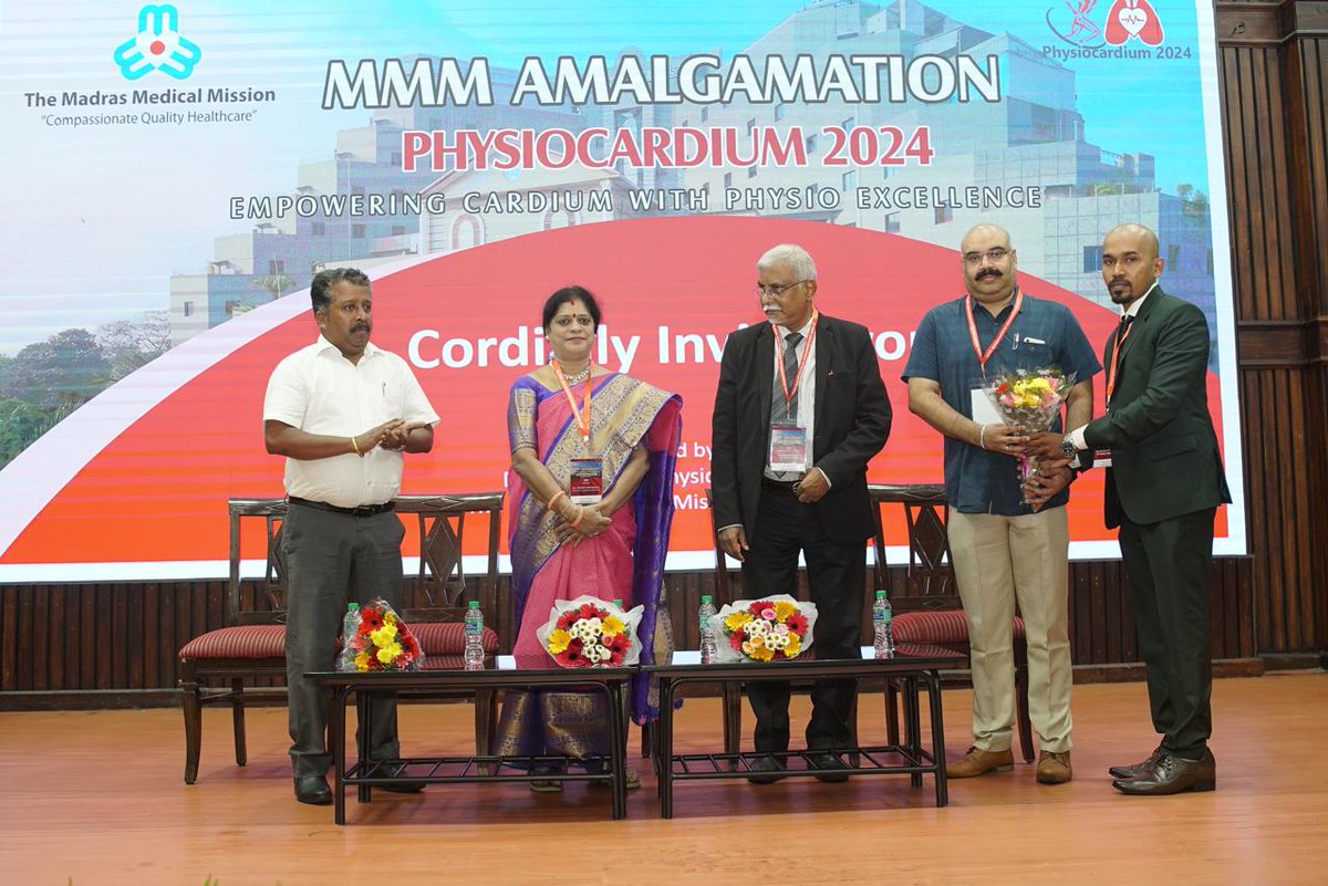 MadrasMedical's tweet photo. MMM AMALGAMATION PhysioCardium 2024 
#mmmhospital #themadrasmedicalmission #physiotherapy #physioconference #physiocardium2024 #mmmphysiocardium2024 #mmmamalgamation https://t.co/IxnymbwcgK