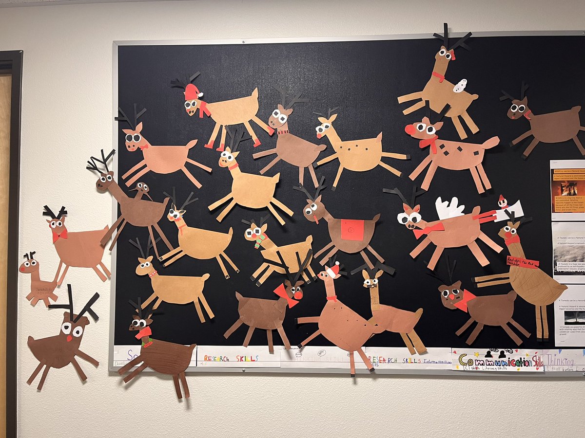 clstward1's tweet image. One of my favorite “Listen &amp;amp; Follow the Directions” These @EPIC_academics #4thgrade listeners had no idea the shapes they were cutting out would create a reindeer! The trick was to have them cut out extra pieces &amp;amp; talk about snowmen 😝 #gccLevelUp #gcc_charters @gcc_jsample