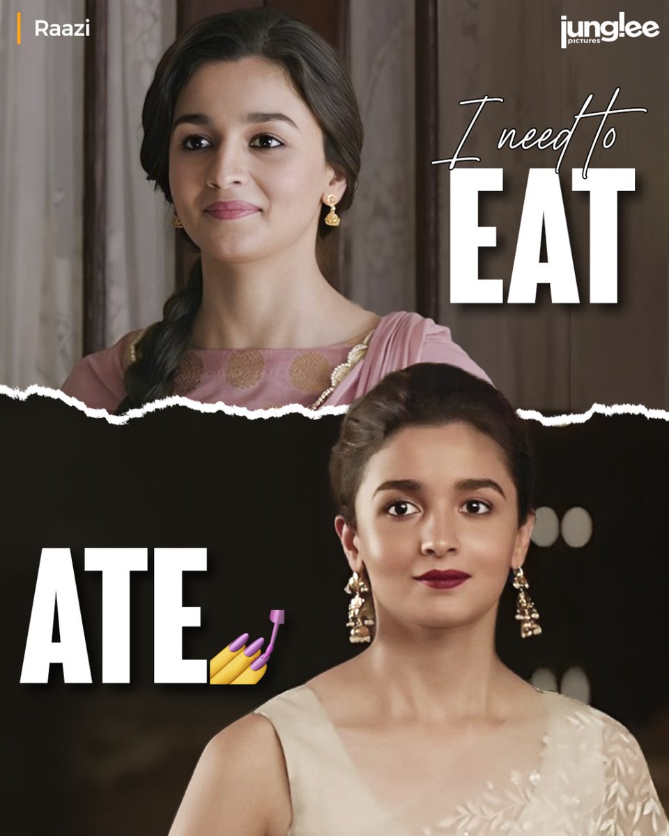 JungleePictures's tweet photo. Ate and left no crumbs! 

@Rakulpreet @RajkummarRao

#AliaaBhatt #JanhviKapoor #Raazi #Ulajh #DoctorG #BareillyKiBarfi #Trending #NeedToEat #Jungleepictures https://t.co/Mm5V0qFRVV