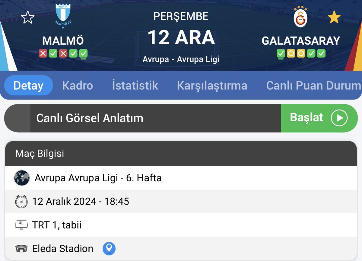 Akıl almaz olaylardan sonra odaklanması zor ama acilen odaklanmamız gereken hayati bir maçımız var💛♥️
Tarihimizin en zor, en kritik, en önemli maçına çıkacağız hemde bir çok eksik ile🦁😌
Bizim beklentimiz hep aynı; büyük mücadele ve bir galibiyet! Bunu bize alıştıran sizsiniz