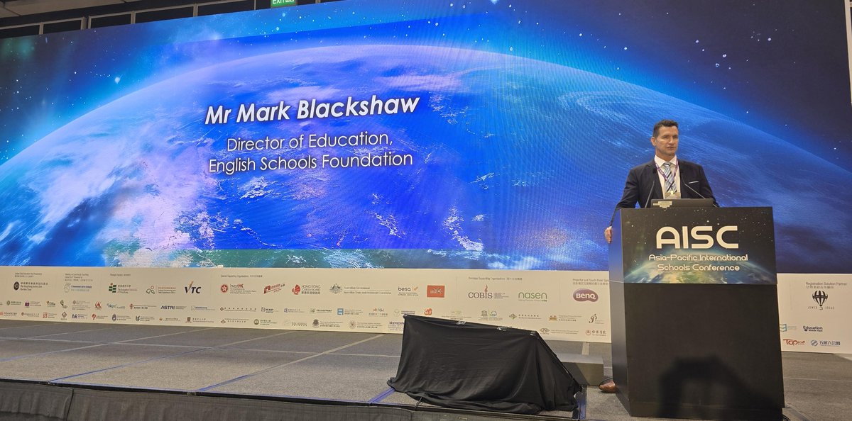 Thank you Mr Mark Blackshaw, Director of Education, English Schools Foundation for our Opening Remarks
#AISC2024 #ESF