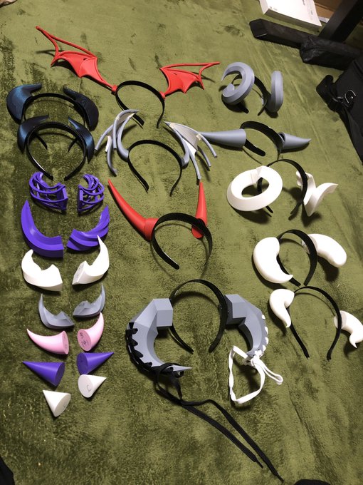 作り過ぎた(笑

まだ幾つか試したいのあるけど一旦ここまで

この後は色んな方に試着して貰って意見聞きつつ進めたいと思ってます

協力してもいいよ!って方いたら固定ツイートをいいねして貰えると助かります🙏(お声がけする際参考にします 