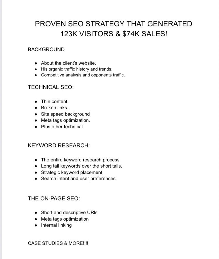 Everyone should have at least a website than brings in 500-700 Daily organic visitors.

Yes. Google Free traffic. With 0 Expenses on Paid Ads.

I’ve an Exact blueprint that helped 97 sites. Just Like, RT &amp; comment “dm” to get it Now.