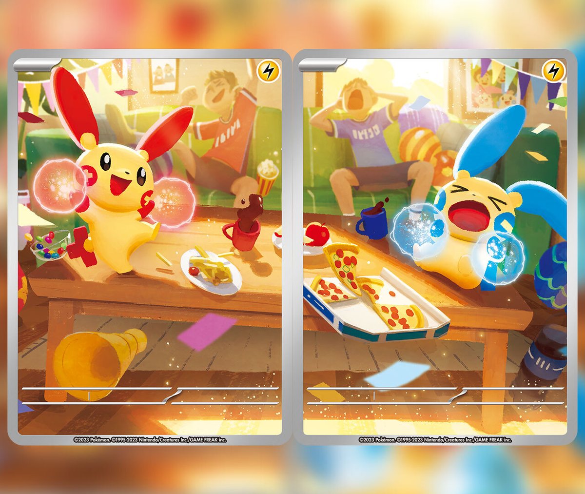 いつもいっしょ✨ #ポケカ #プラスル #マイナン #応援