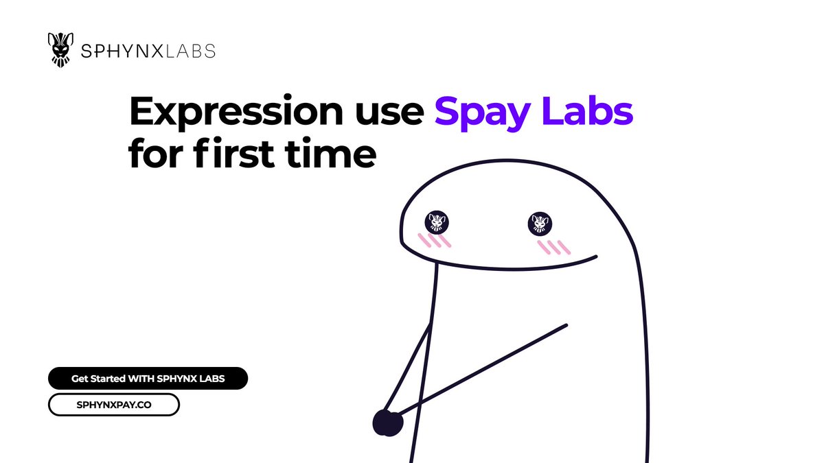 SphynxLabs's tweet image. 📱 When you use the Spaylabs for payment at the first time 
and everything is seamless... It’s magic! 🎩✨ 

Get Started: sphynxpay.co

#DeFiMemes #CryptoApps #Blockchain #SphynxLabs #DeFi