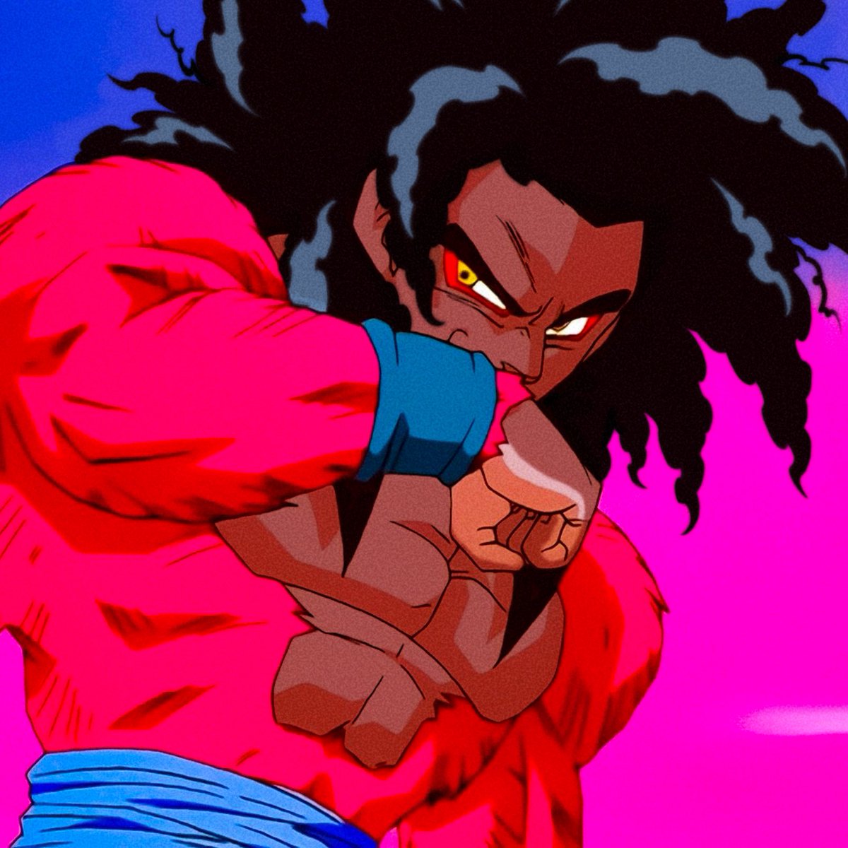 ozzyeelz's tweet photo. Here’s a thread of all my black DBZ edits (I’m gonna dump them in here gradually as I make them so I don’t have a million separate posts)

First up: SSJ4 Goku :3 https://t.co/ODrsuc9EhT