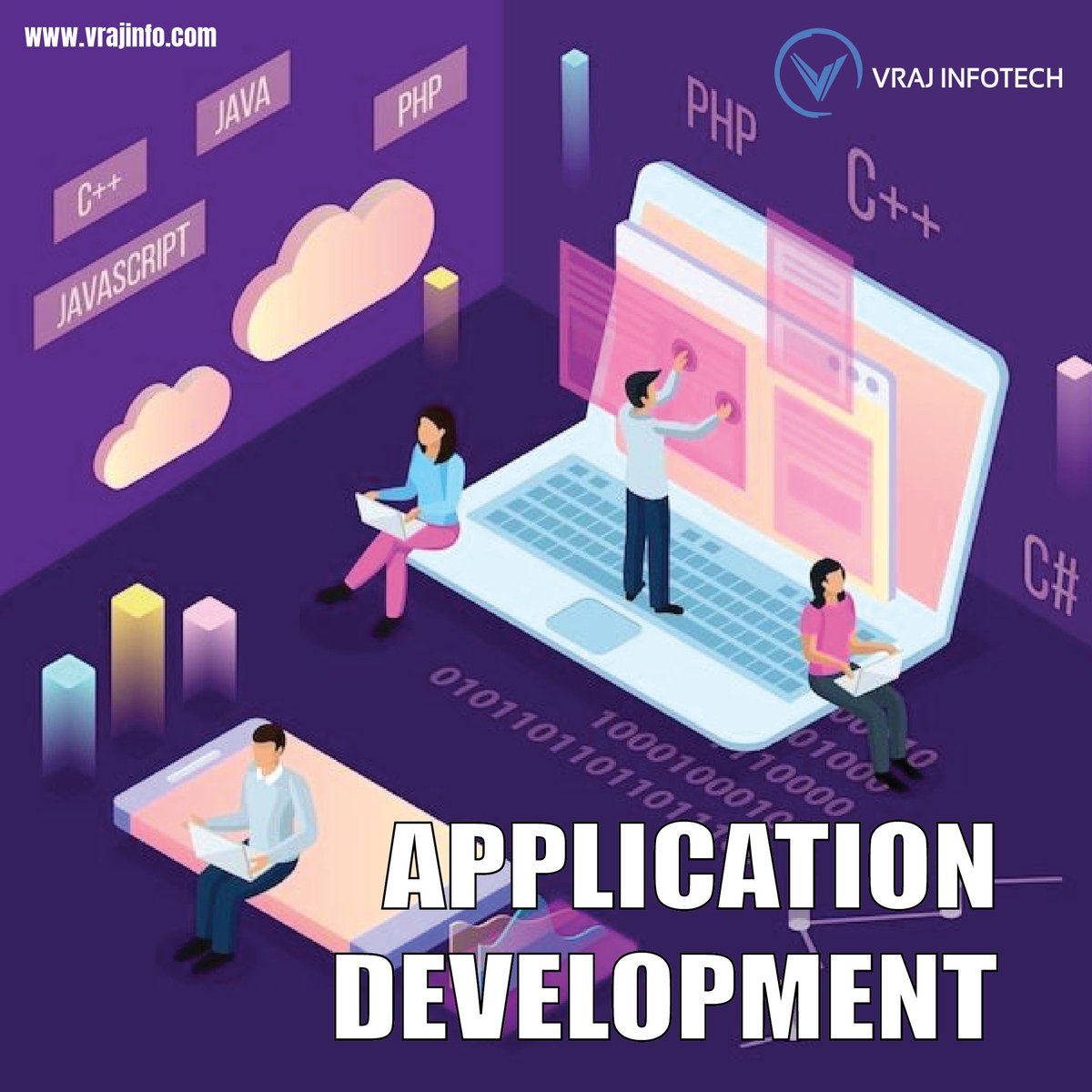 📱 Transform your ideas into reality with Vraj Infotech's Application Development services! 🚀 Custom, scalable, and secure apps tailored to your business needs. Ready to innovate? Visit vrajinfo.com 
.
.
#ApplicationDevelopment #VrajInfotech #InnovativeApps