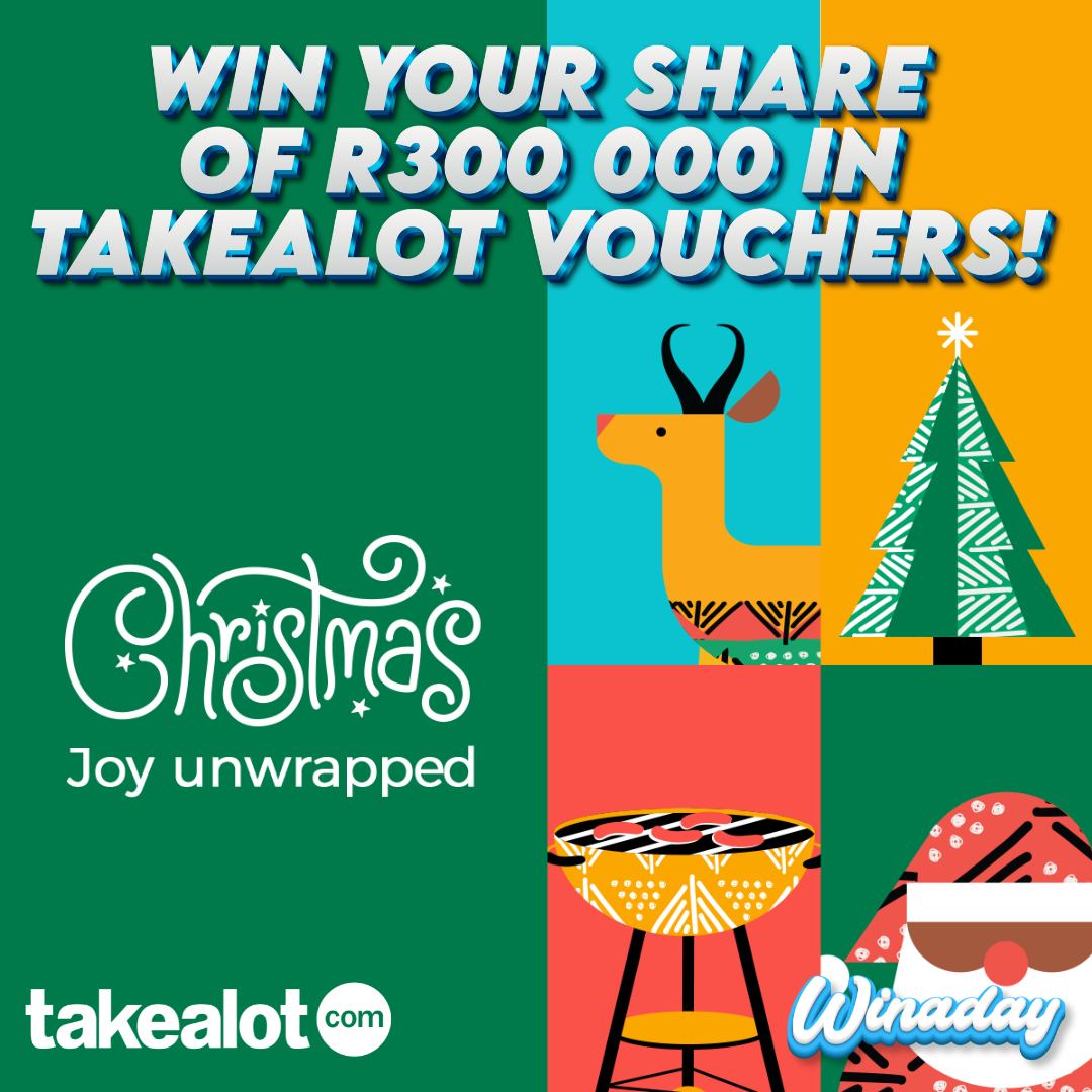 📷 Week 1 of the Takealot Christmas Countdown is DONE, and we've already unwrapped R140,000 worth of Christmas joy in vouchers! 📷

There’s still R160,000 waiting to be won! 📷

📷 Visit winaday.co.za 

#WinADay #Takealot #ChristmasCountdown