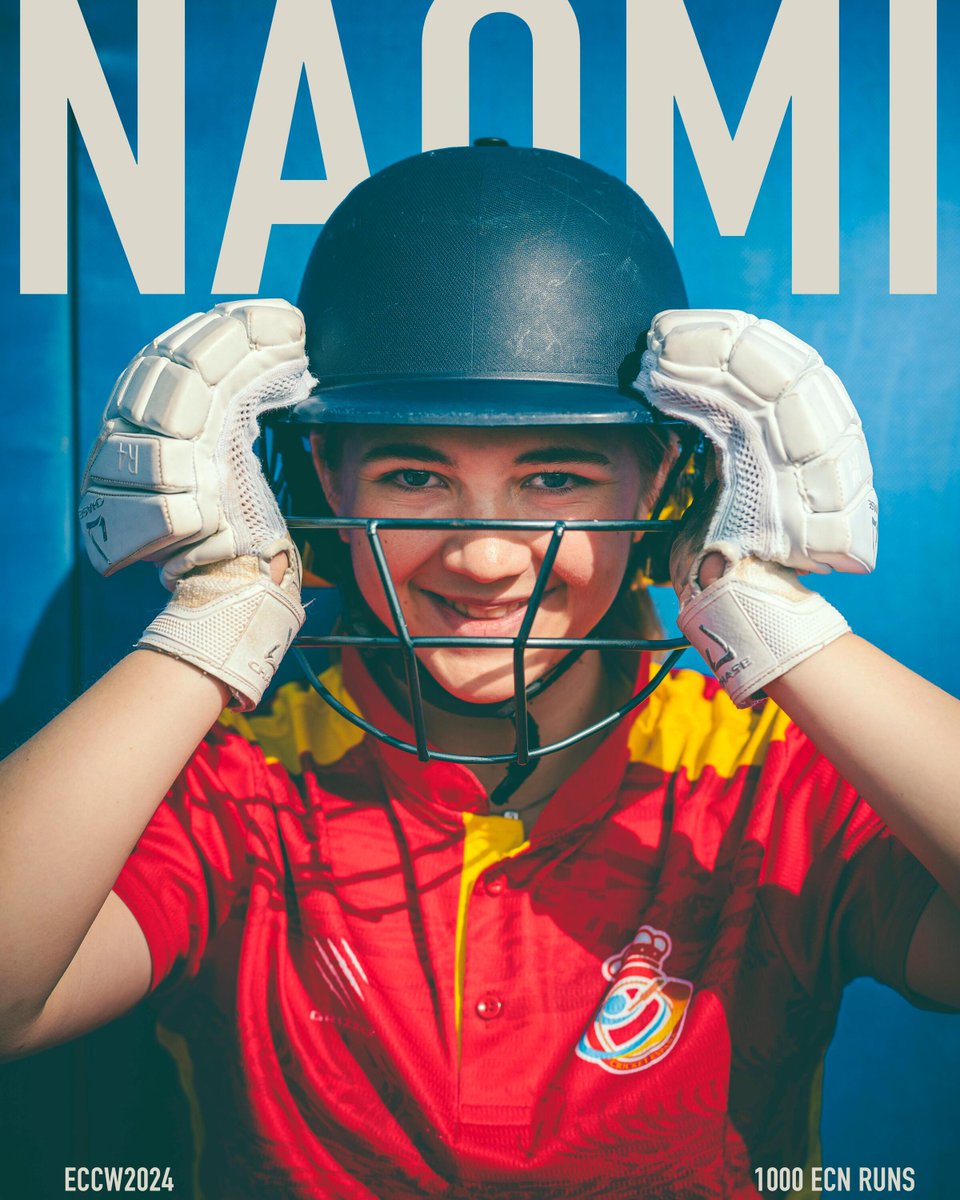 Making History on ECN! 🌟🏏

Spain’s very own Naomi Hillman-Bermejo reaches the magical 1,000-run milestone, becoming the first-ever women’s player to achieve this feat! 👏🇪🇸

#EuropeanCricket #StrongerTogether #ECCW