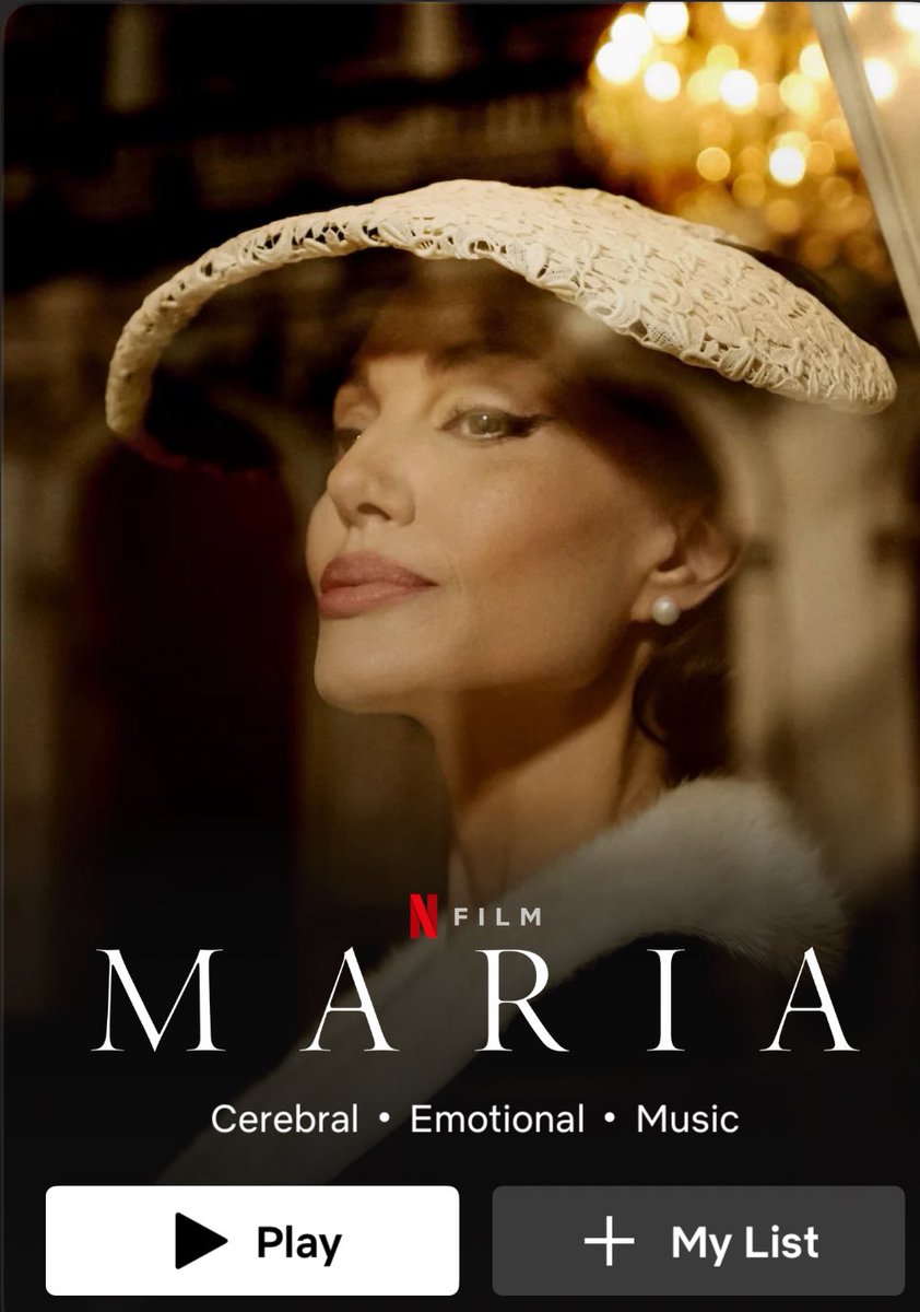 afiaonfiyah's tweet image. #Maria is out on Netflix! Let’s support Angelina in her first dramatic leading role (that’s being widely distributed) in 10+ years. Let’s show her the love bc she truly put her mind body and soul into this role. Let’s use #marianetflix if you want to discuss so it’s easy to find!