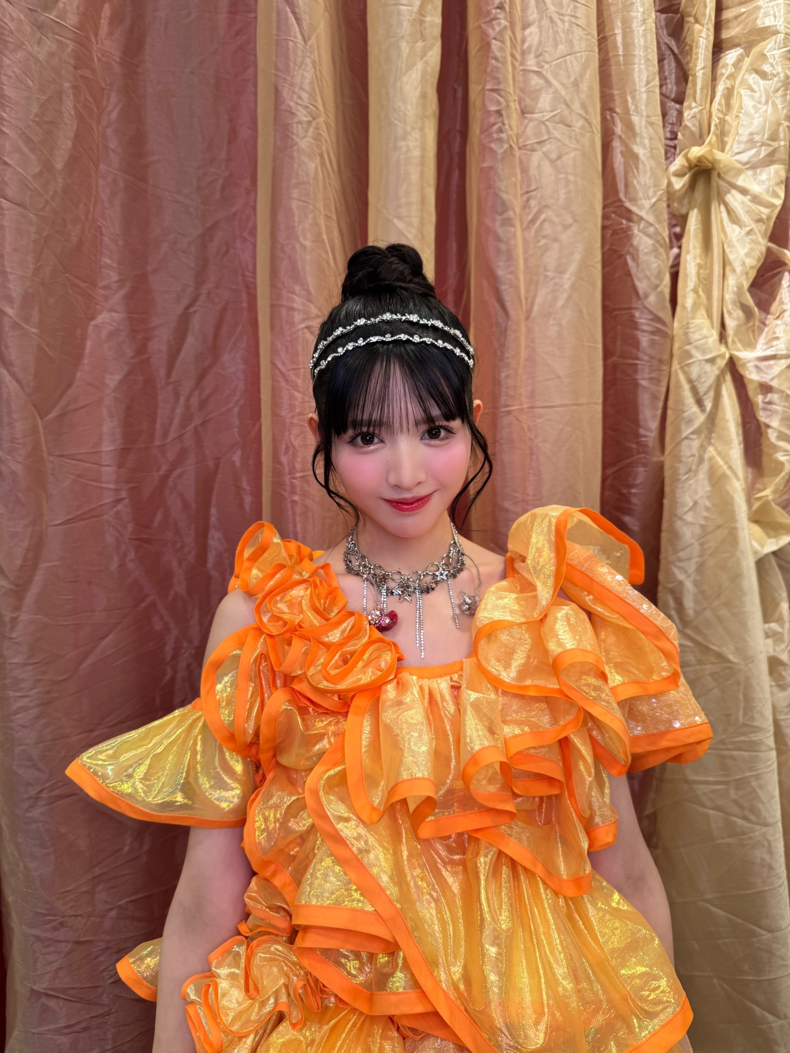 フルーツジッパー 鎮西寿々歌　ユニフォーム　オレンジ　suzuka 🧡 新アーティスト写真解禁 🧡 鎮西寿々歌(Suzuka Chinzei