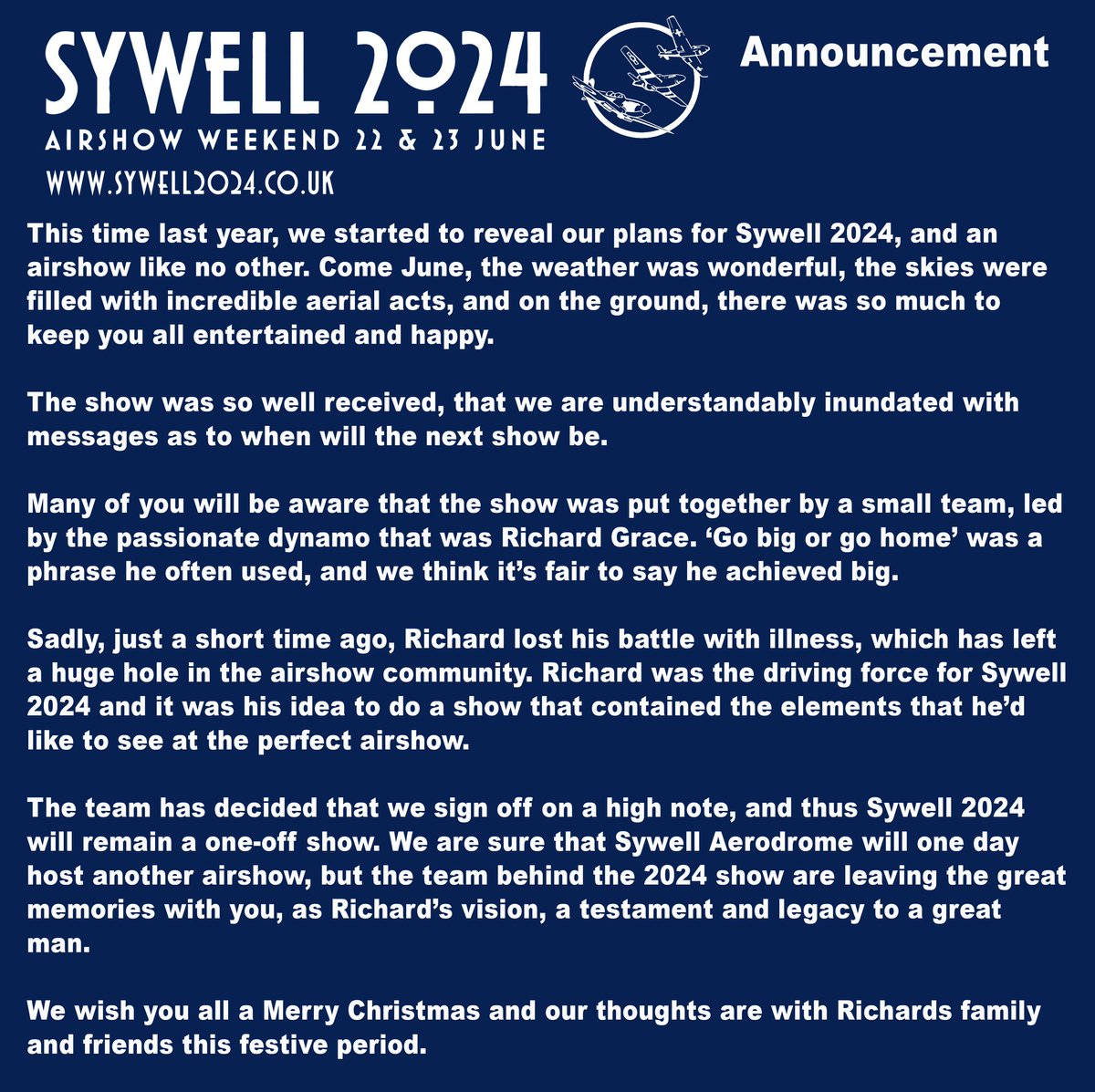 Sywell 2024 (@sywell2024) on Twitter photo 