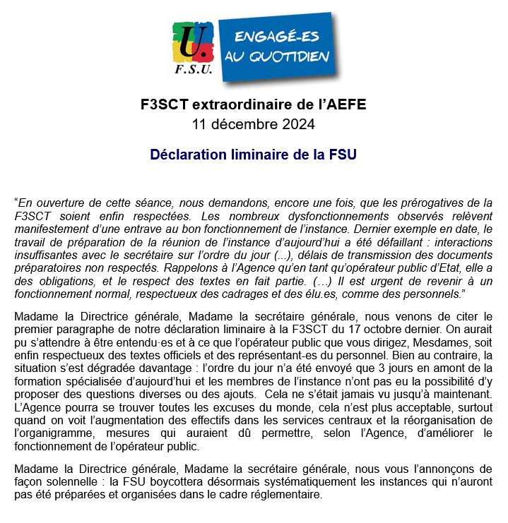 SNES-FSU hors de France tweet media
