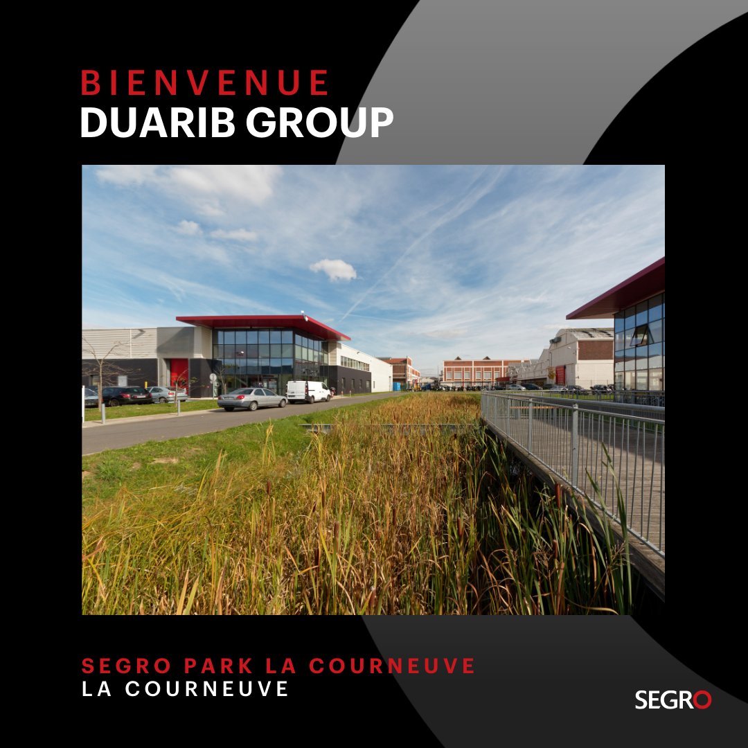 SegroFrance's tweet image. 🏗️ Bienvenue à #DUARIB Group, Filiale du groupe américain #ProDriven Global Brands en France, qui établit son siège administratif en #IDF et son centre de distribution pour la région parisienne au sein du #SEGRO Park La Courneuve.
@SEGROplc #immobilier #logistique #transaction