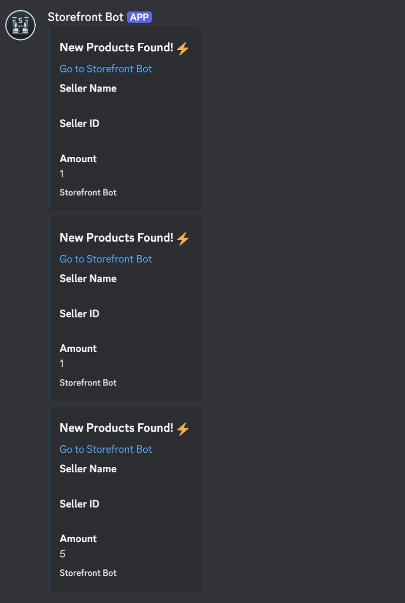 Storefront Bot gets the work done for you. 🫡

Upload Seller IDs, automatically find new profitable products and review matches with suppliers. 💸

GET IT NOW! 👉 storefront.bot
